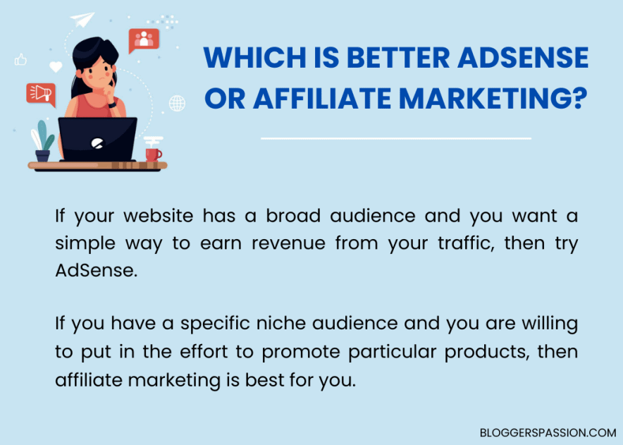 Affiliate marketing vs Google Adsense Affiliate marketing vs Google Adsense