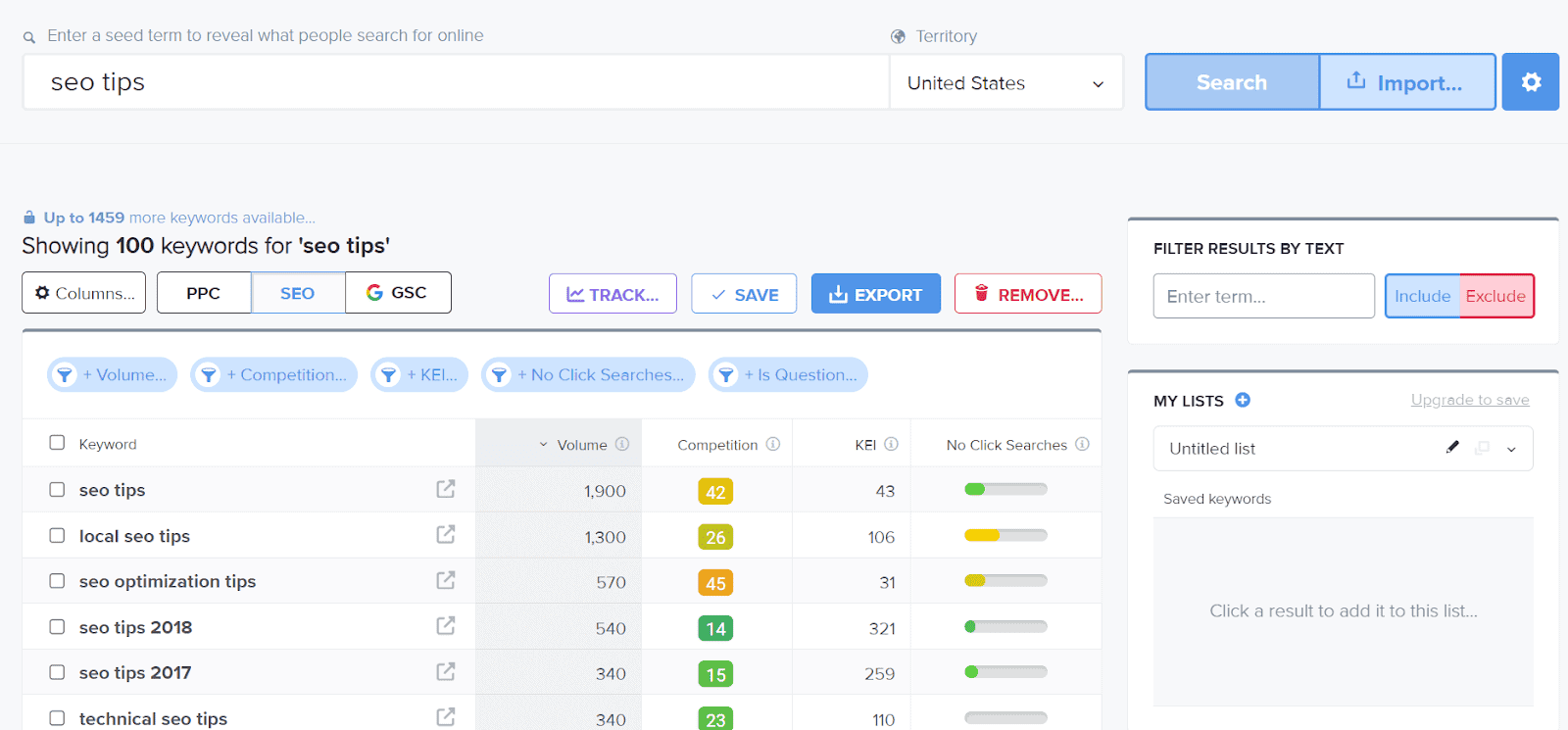 Wordtracker Wordtracker