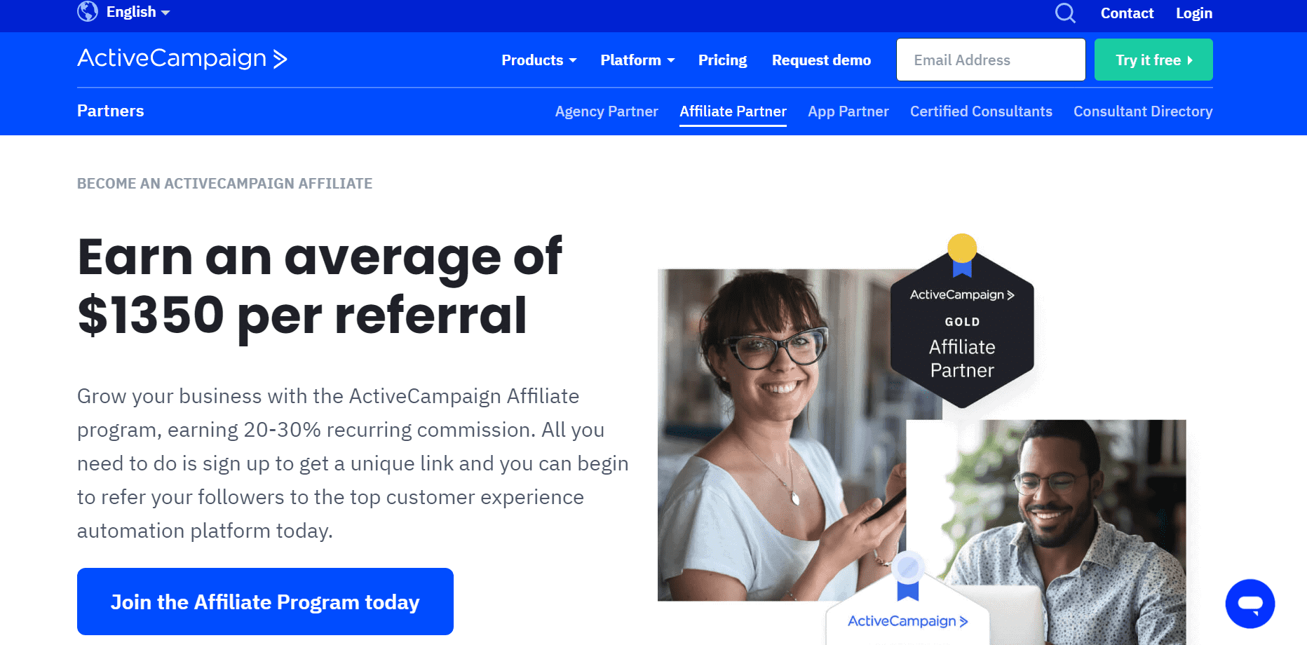 ActiveCampaign affiliate program. ActiveCampaign affiliate program.