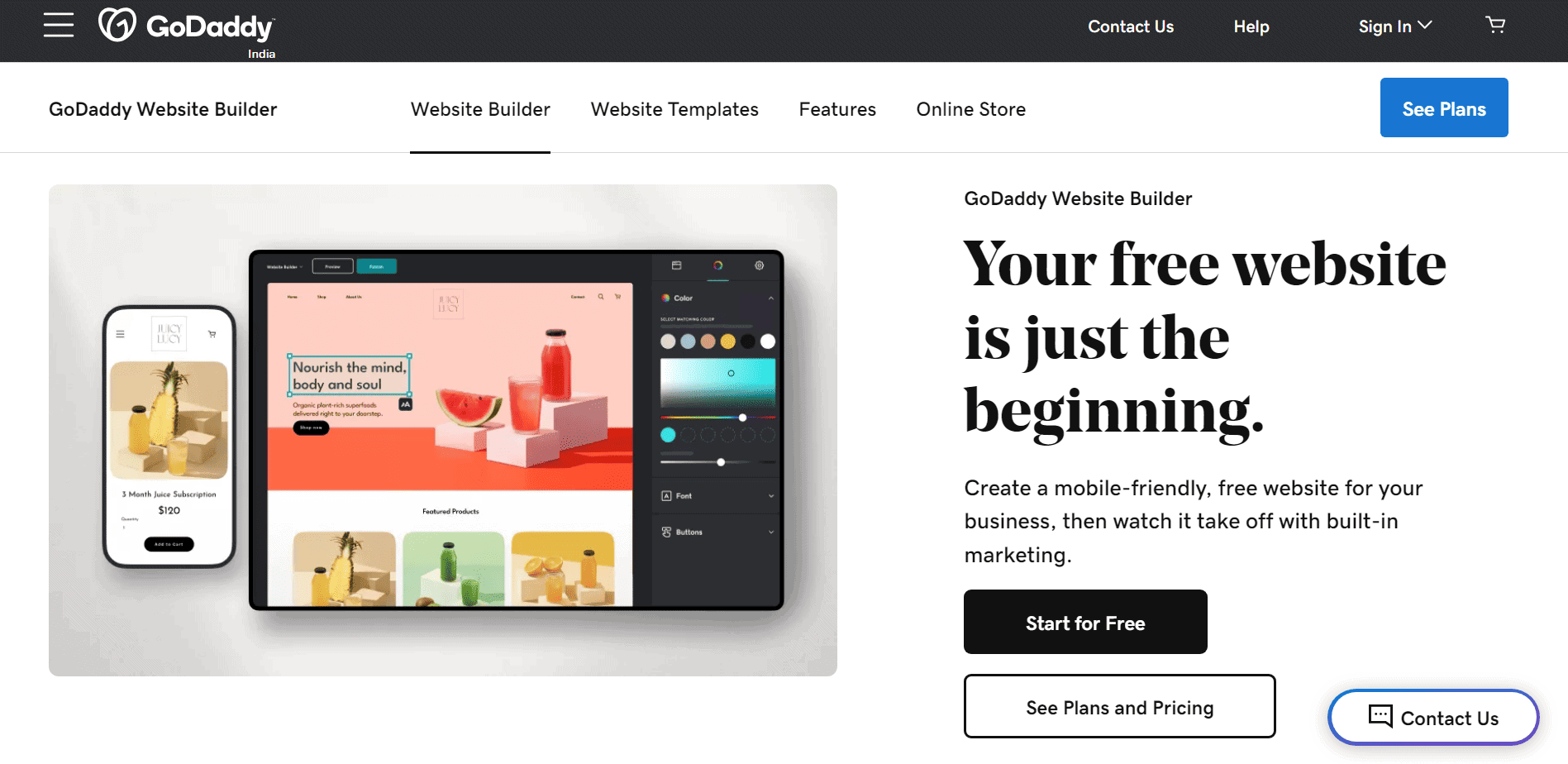 GoDaddy SEO Website Builder GoDaddy SEO Website Builder