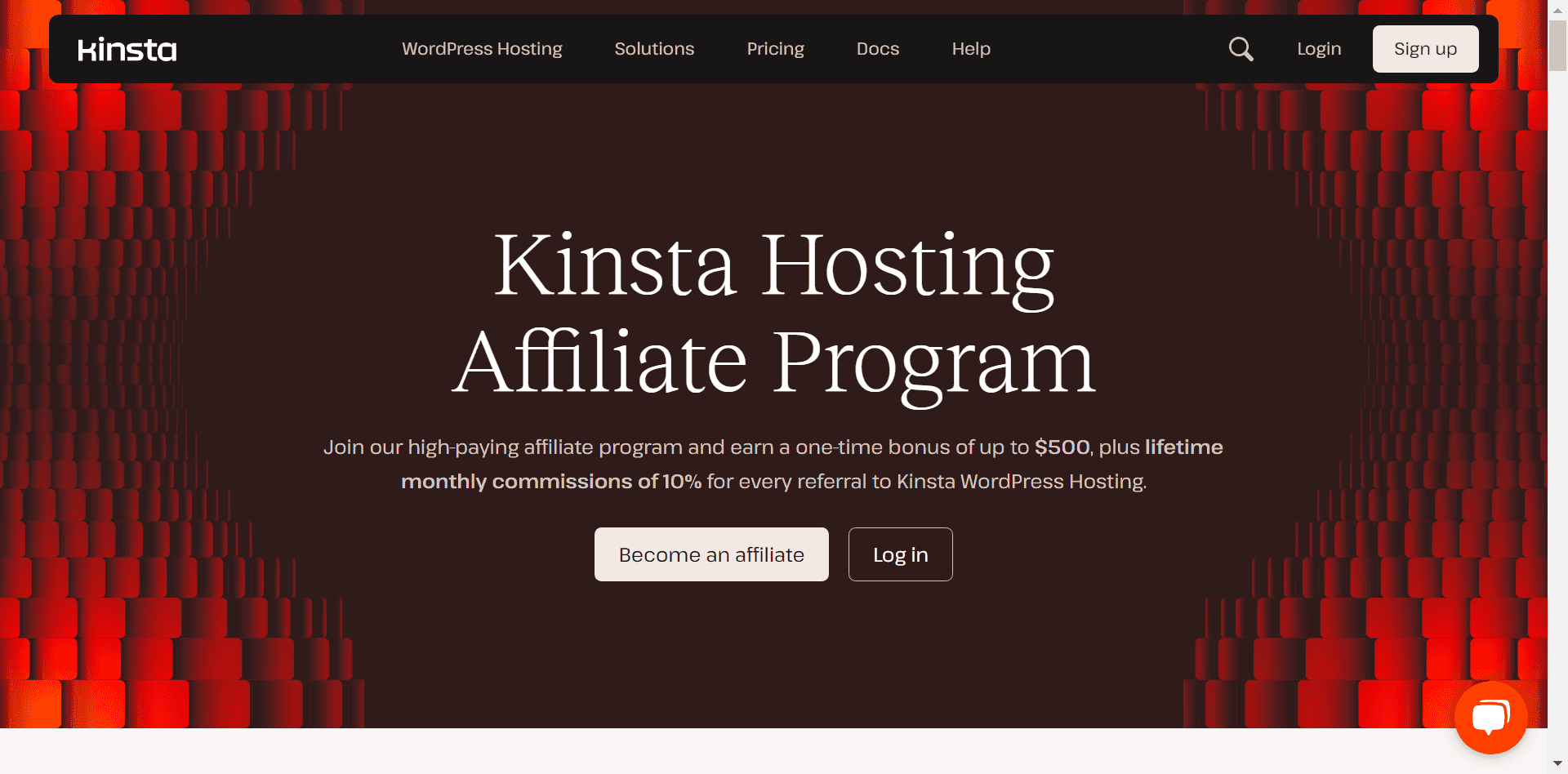 kinsta hosting affiliate program kinsta hosting affiliate program