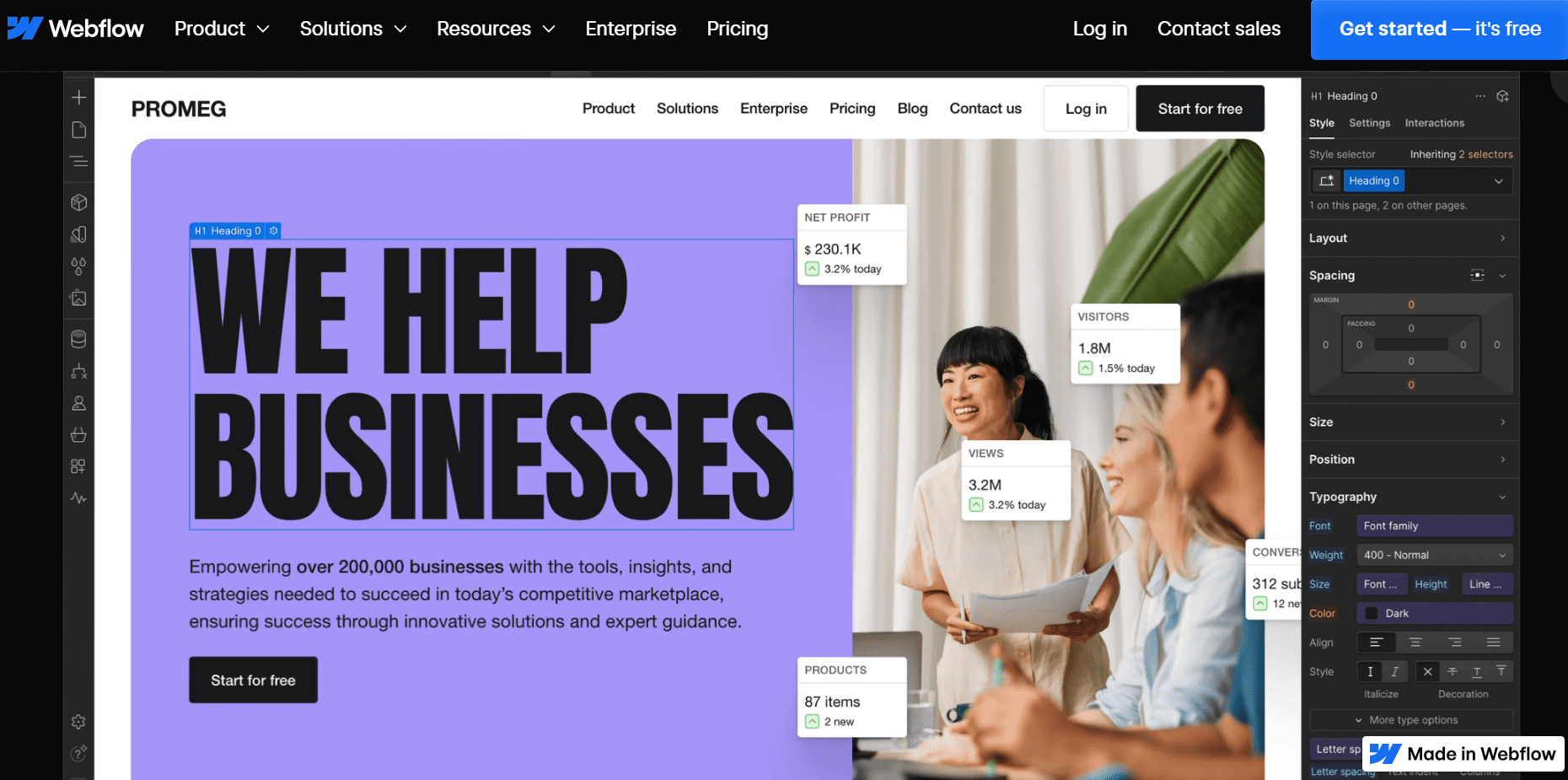 Webflow Website Builder for SEO Webflow Website Builder for SEO