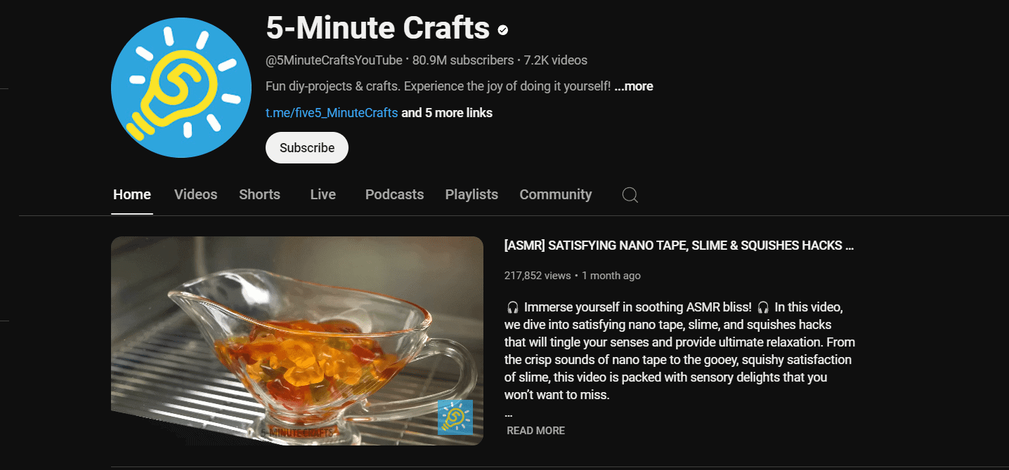 5-Minute Crafts 5-Minute Crafts