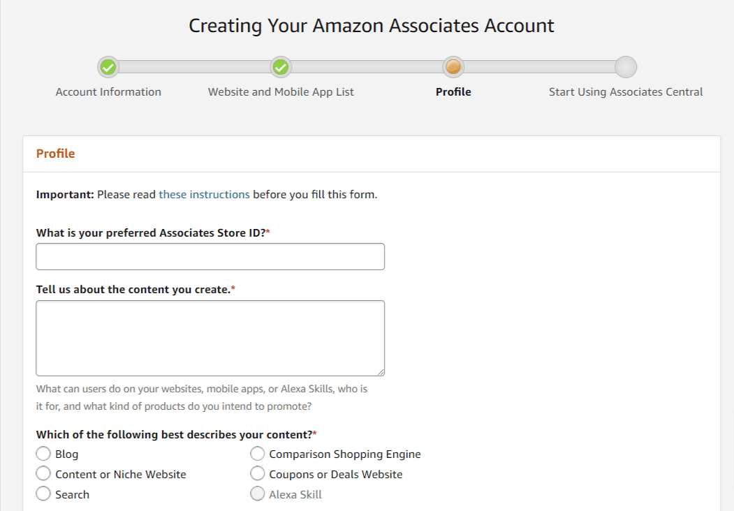 Amazon Associate Store ID Amazon Associate Store ID