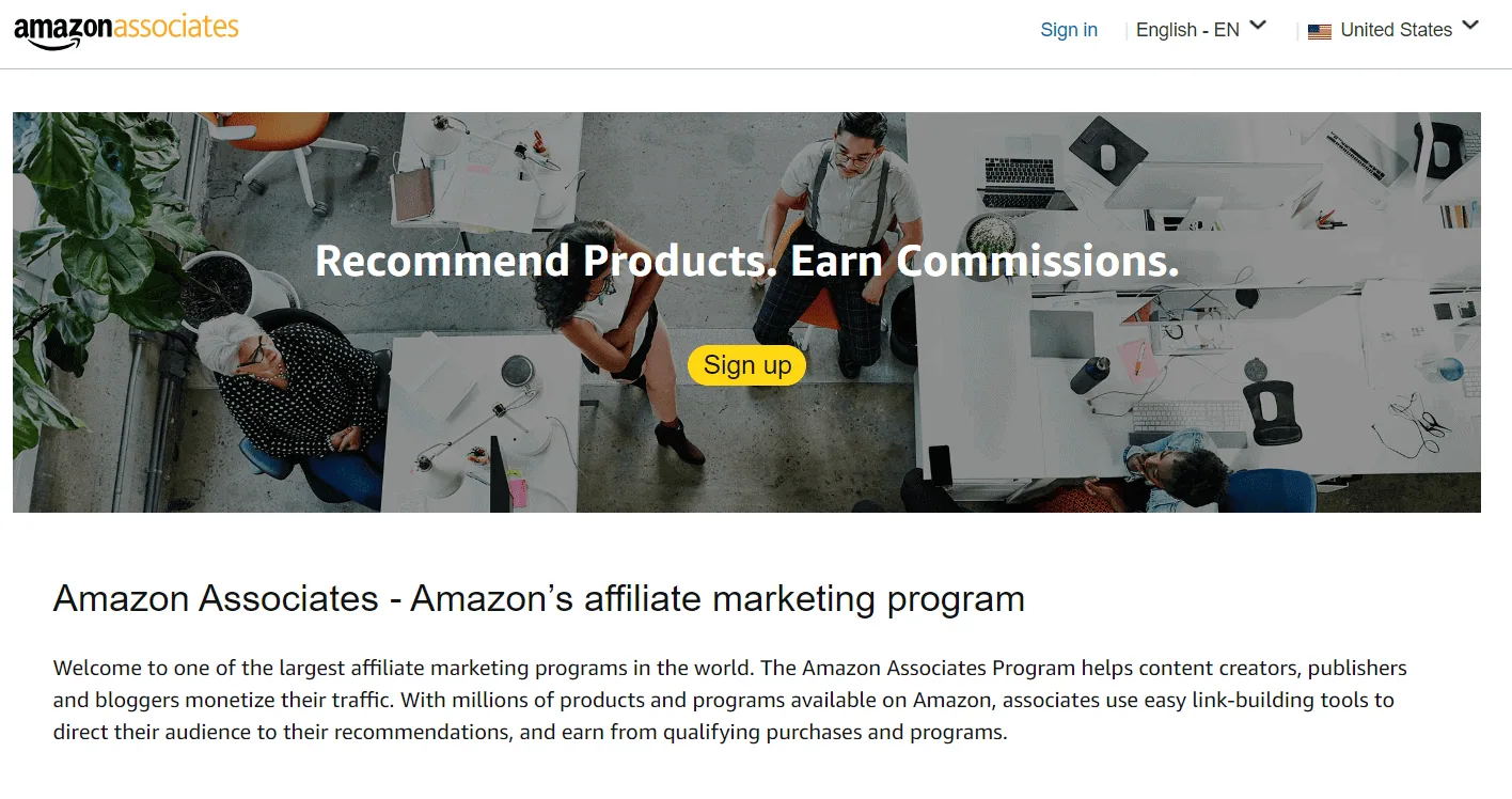 How to sign up for the Amazon affiliate program How to sign up for the Amazon affiliate program