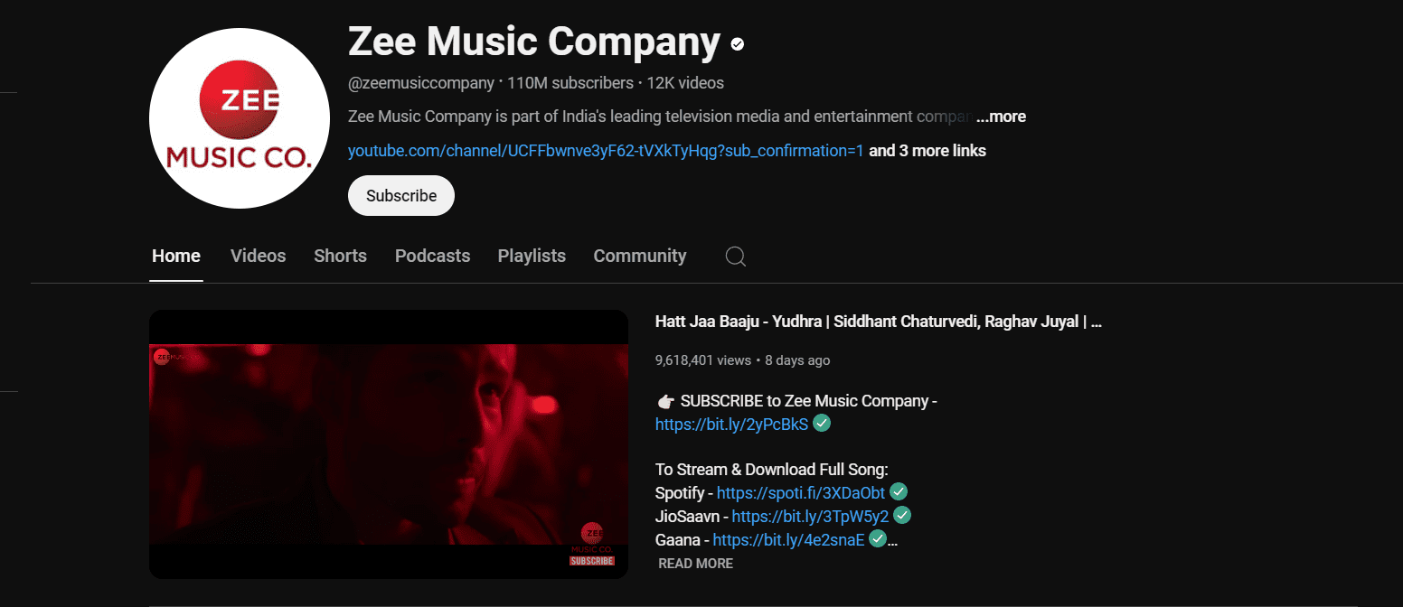 Zee Music Company Zee Music Company